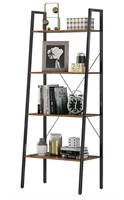 Ladder Shelf Bookcase, 4-Tier Bookshelf
