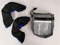 Shoulder/Waist Travel Pack and Overshoes