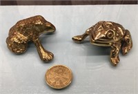 Brass frogs