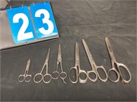 Lot of Vintage Scissors