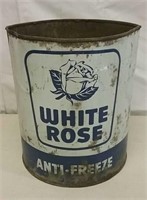 White Rose Anti-Freeze Can