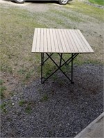 folding camping table