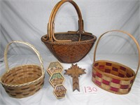 Wicker Baskets - Nesting Boxes - Matchstick Cross