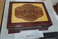 Cuban cigar box- 9"x12", 4" tall