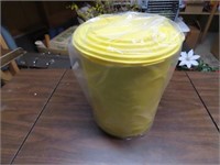 NOS Tupperware Yellow canisters. No design.