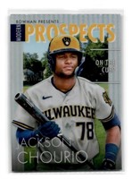 2023 Bowman Chrome Modern Jackson Chourio Rookie