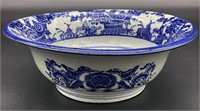 Antique Asian Blue & White Porcelain Bowl
