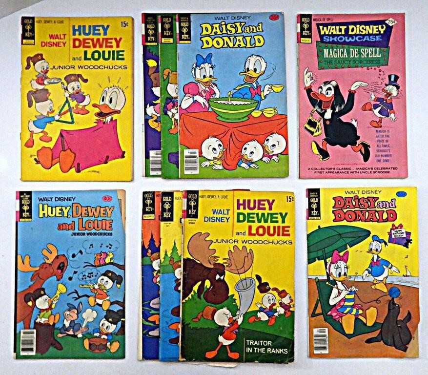 (10) GOLD KEY WALT DISNEY COMIC BOOKS