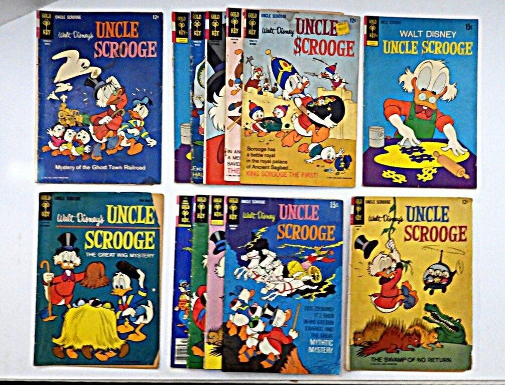 (13) WALT DISNEY UNCLE SCROOGE COMICS