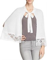 $149 Size XS/S Le Gali Womens Lace Trim Sweater