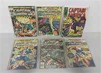 6 Marvel Captain America Comics