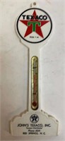 Vintage Texaco Thermometer with Four Digit Phone #