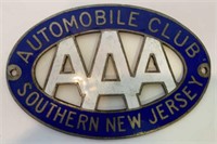 +Vintage AAA License Plate Topper