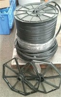 Spool Of Wire With Reels, PVRG6 Gd Black