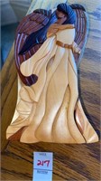 Angel wooden jigsaw puzzle  box  for keepsakes