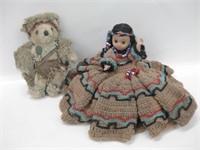 Native Style Doll & Native Style Plush Bear