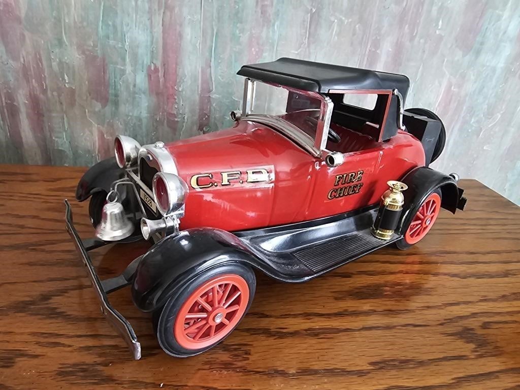 Jim Beam Red 1928 Model A Ford Fire Chief's Car