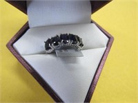 10 Kt Gold Sapphire Ring