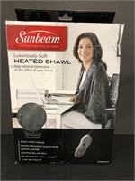 Sunbeam Heated Shawl Luxuriously soft- new