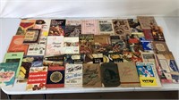 Large Lot Vintage Cookbooks etc