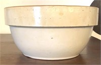 Large stoneware crock bowl