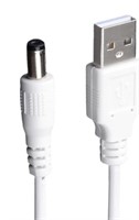 (New) 3 Pack USB to DC5.5x2.5mm Adapter Cable