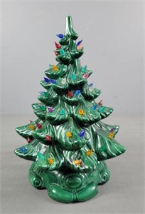 16" Ceramic Light-up Christmas Tree