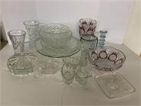 Cut & Pressed Glass Grouping EAPG
