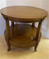 Columbia Round End Table 24in dia, 22in tall