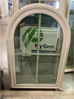 Ply Gem® Beige Vinyl Brickmould Window x 2