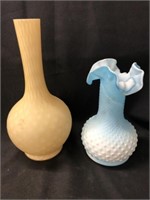 (2) Art Glass Vases