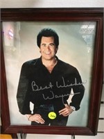 SIGNED PICTURE OF WAYNE NEWTON - LOCAL PI