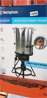 OUTDOOR 30 QT GAS TURKEY FRYER