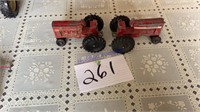 2 IH toy tractors