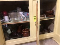In Kitchen Items in 5 Cabinets & 3 Drawers
