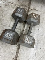 30 & 40 lb Weights