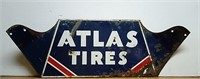 Vintage Metal Atlas Tires Sign