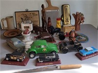 Vintage Group: Tonka, Oldsmobile Badge, Military