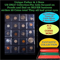 Unique Father & 2 Sons US ONLY Collection,The kids