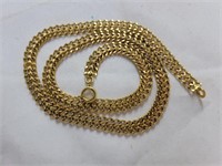 750 gold necklace, .808oz