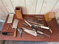 Lot of Vintage & Contemporary Knives & More