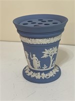 Jasperware Vase w/ insert; 5"
