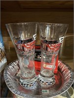 dale earnardt NASCAR goblets and playing cards