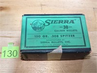 30 Cal 150gr Sierra Bullet Heads 100ct