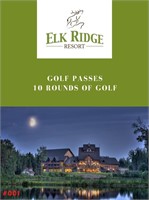 Golf Passes For 10 Rounds Of Golf