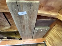88” - 2” x 9” wooden Ramps, Shelf,  insulation