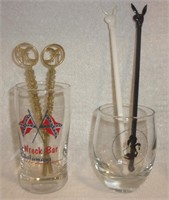 Playboy/Castaway Wreck Bar Glasses Stir-Stick U11C