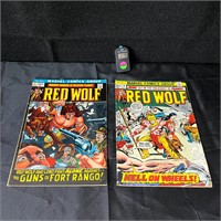 Red Wolf 1 & 8 Marvel Bronze Age