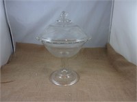 Vintage Pedestal Compote w/Lid