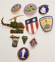 (FW) US Army Airbourne Lapel Pins (3/4" to 1-1/2"